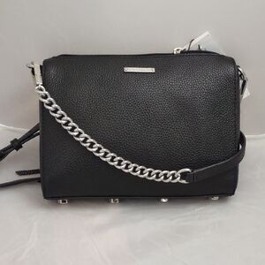 Rebecca Minkoff Black Leather Crossbody Bag